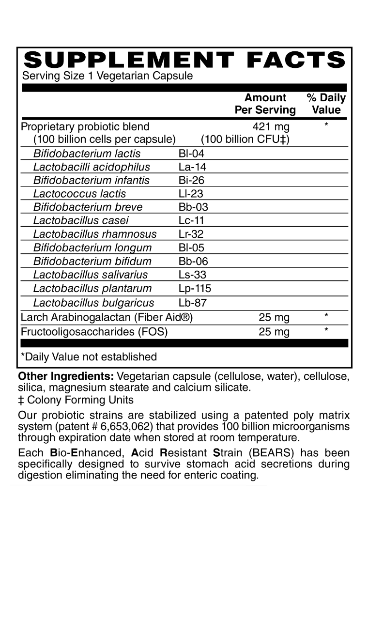 100 Billion Probiotic