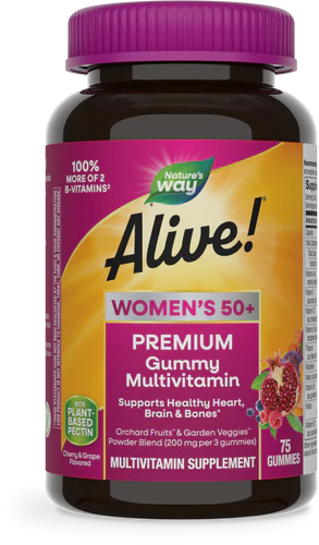 Alive!® Premium Women’s 50+ Gummy Multivitamin