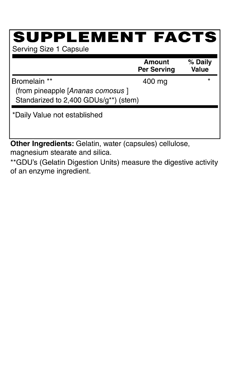 Bromelain Proteolytic Enzyme