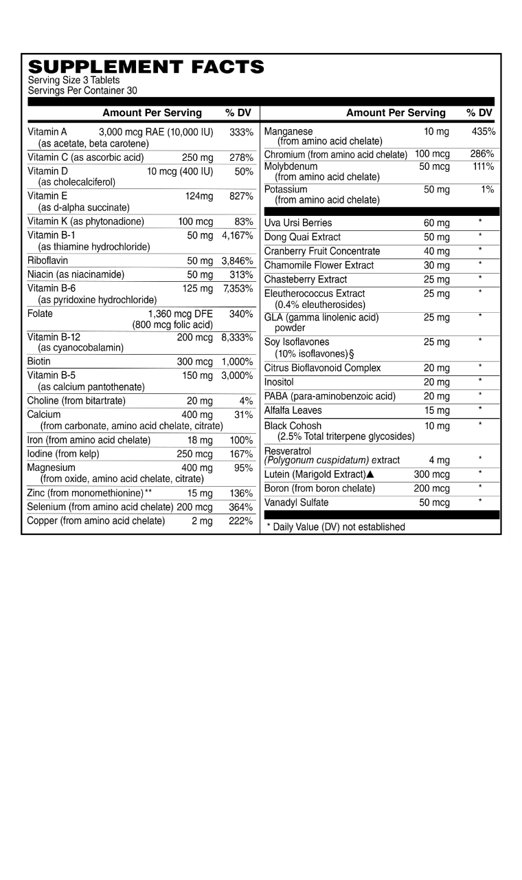 Active Woman's Multi