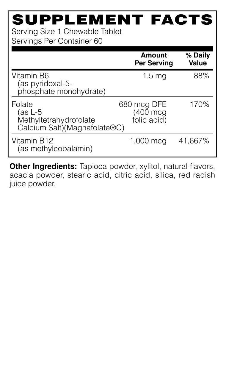 CoEnzymated B-12 w/ Folate + B-6