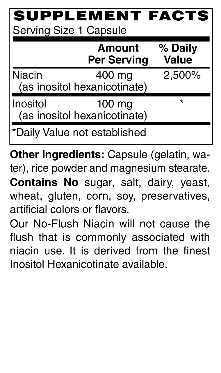 No-Flush Niacin