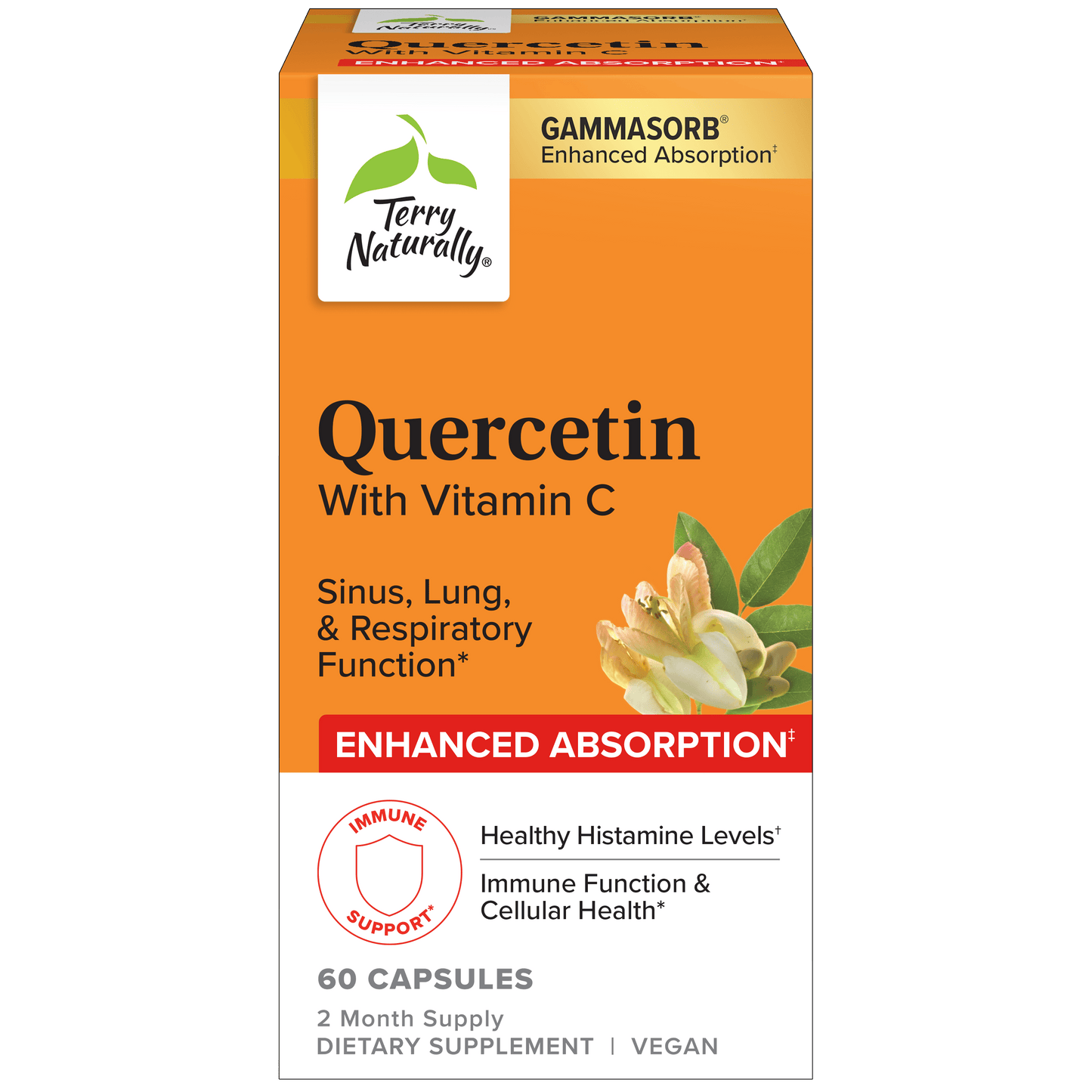 Quercetin with Vitamin C Enhanced Absorption