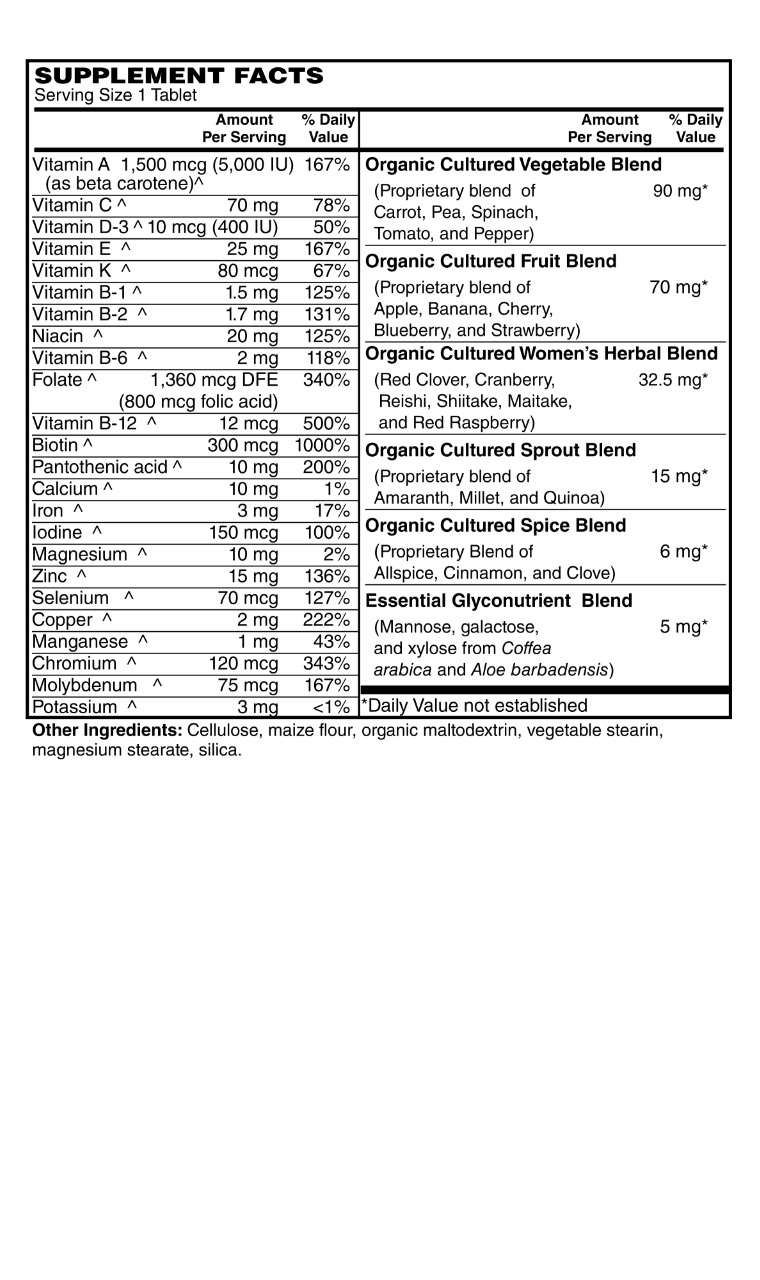 Women's One Daily Whole Food Multi