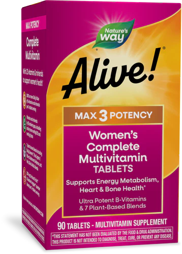 Alive!® Max3 Potency Women's Complete Multivitamin