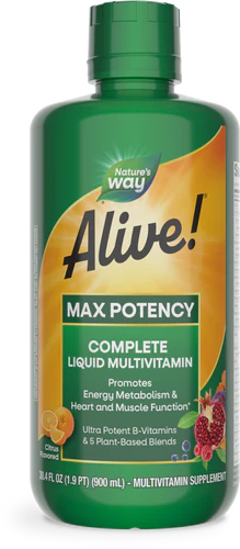 Alive!® Max Potency Complete Liquid Multivitamin