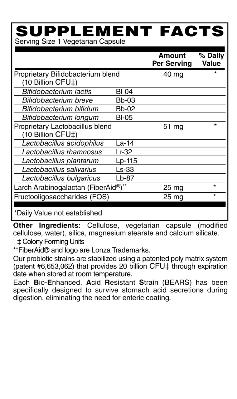 20 Billion Probiotic