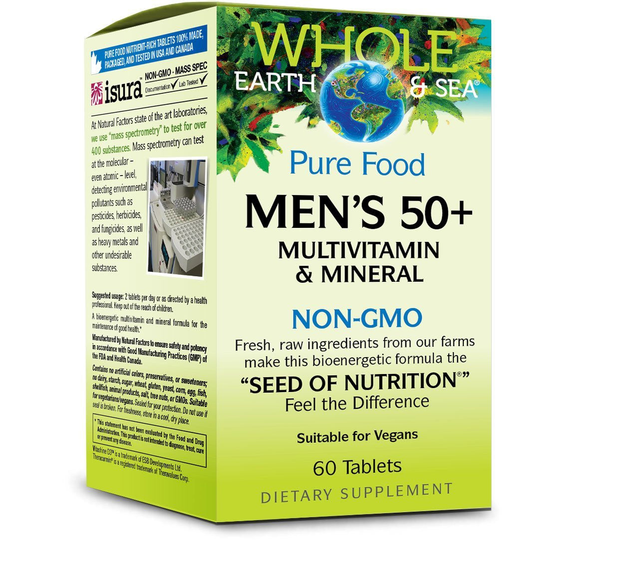 Whole Earth & Sea Men's 50+ Multivitamin
