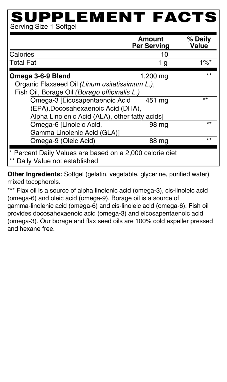 Omega 3-6-9 Complete EPA