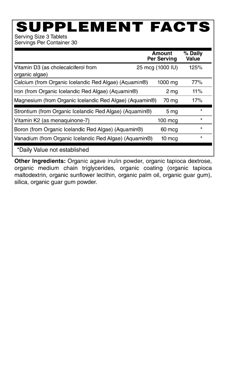 Organic Whole Food Plant Calcium