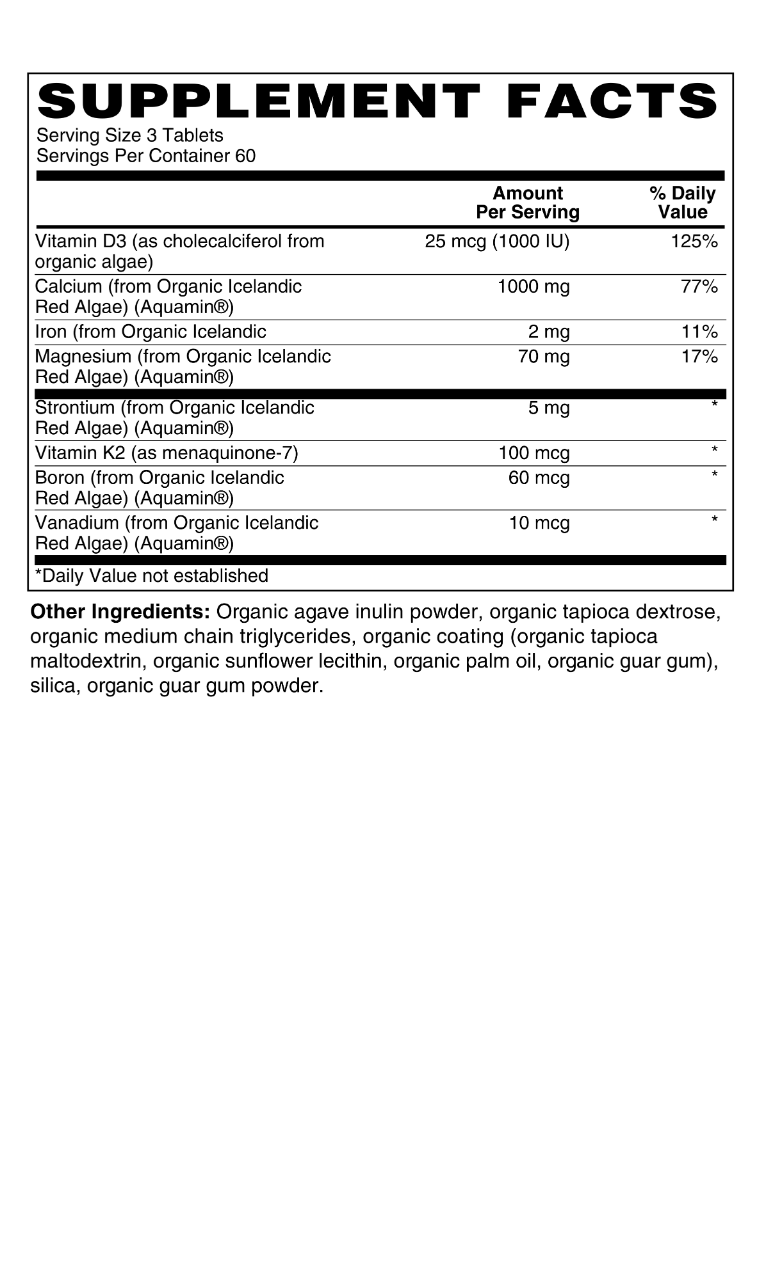 Organic Whole Food Plant Calcium