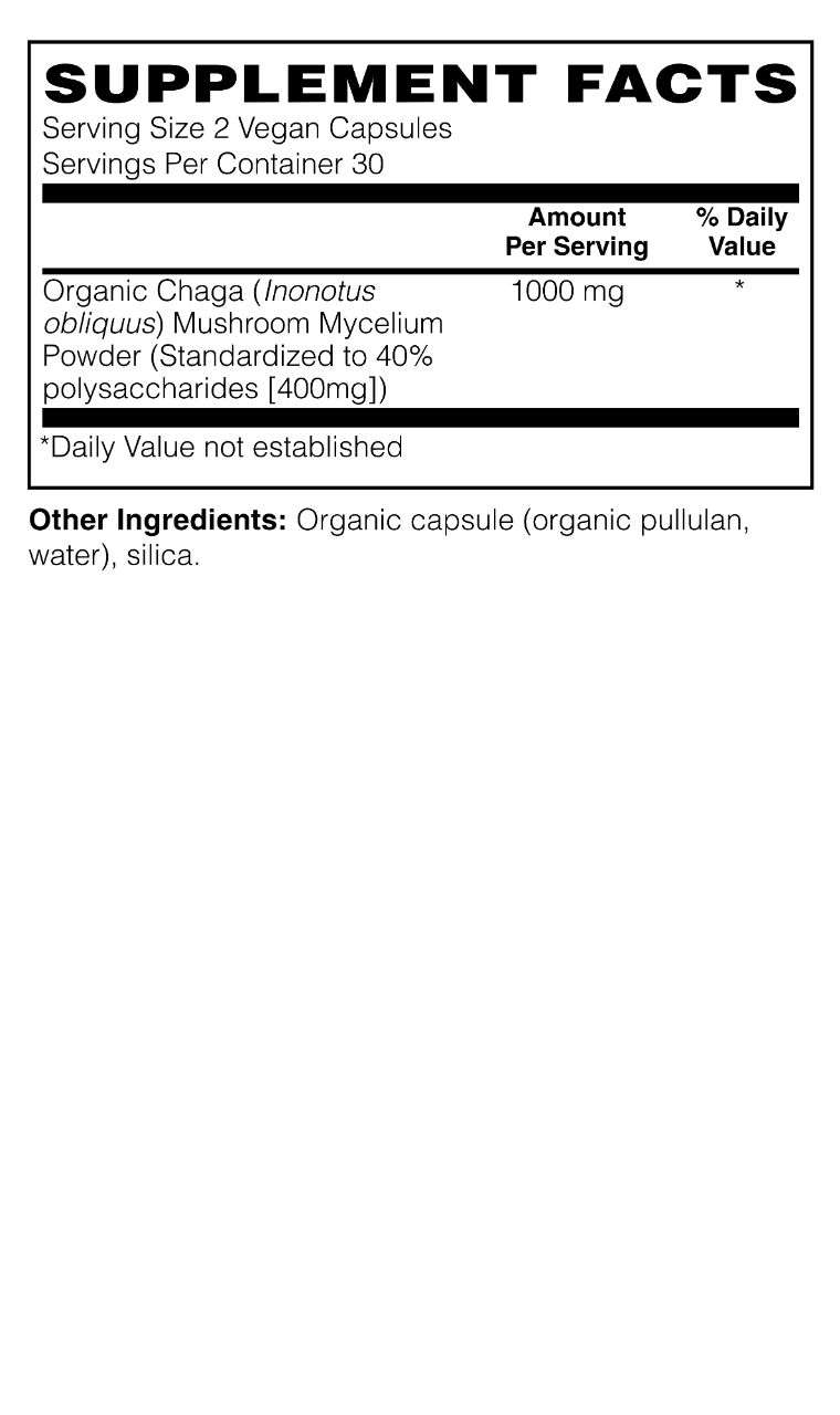 Organic Chaga Mushroom
