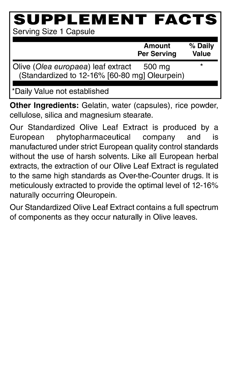Olive Leaf Extract