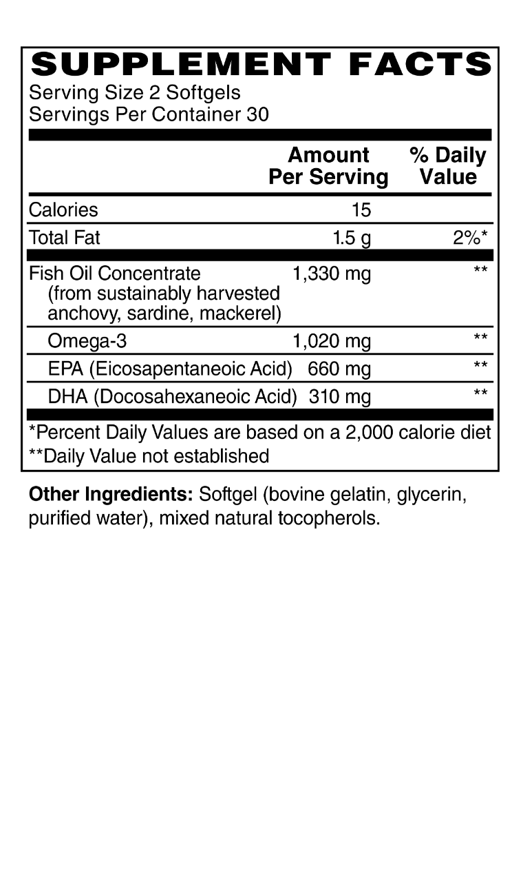 Ultra Omega-3 Minis (EPA + DHA)