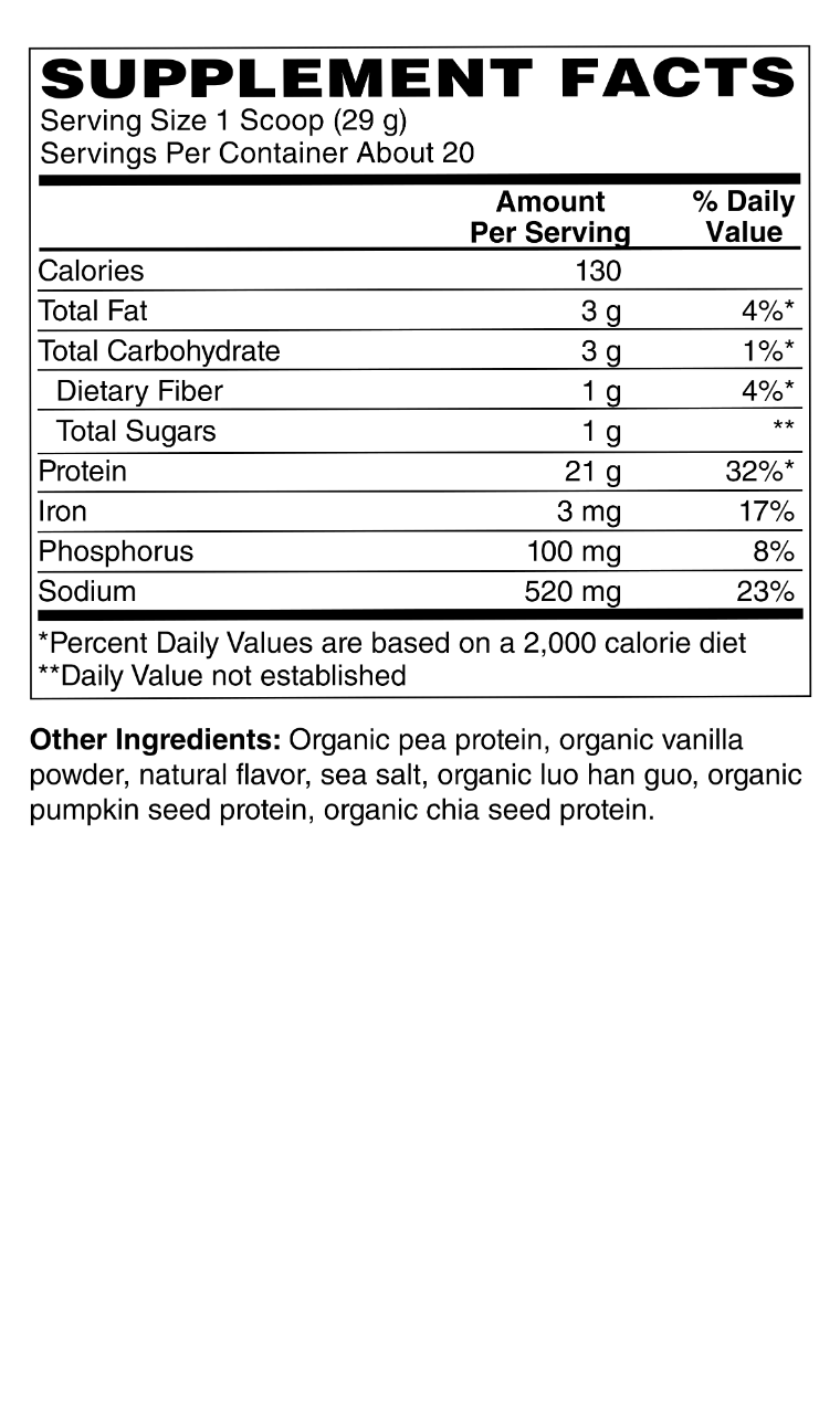 Organic Plant Protein Powder