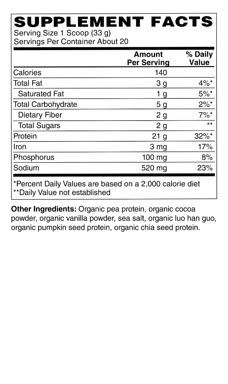 Organic Plant Protein Powder