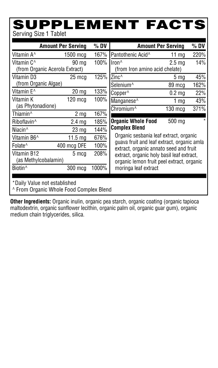 Organic Once Daily Women's Multi